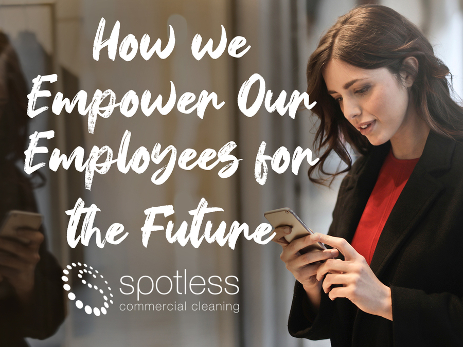How we empower employees for the future at Spotless commercial cleaning